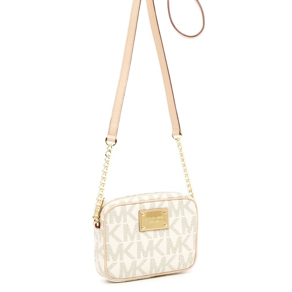 Michael Kors Handbags - Michael Kors Women's Natural Jet Set Signature
